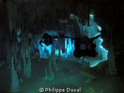 Nice fullcave in chan hol tulum. Mexico by Philippe Duval 
